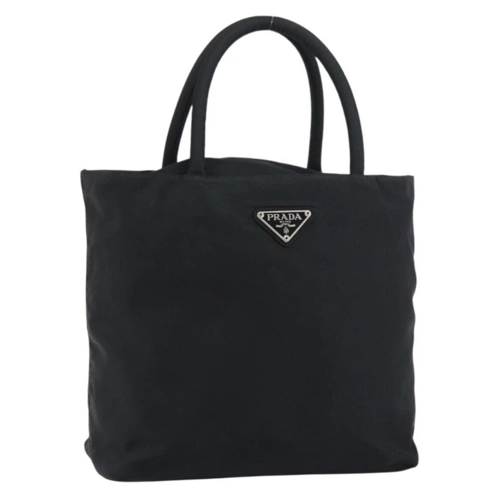 PRADA Hand Bag Nylon Black Auth 156858 - Picture 2 of 16